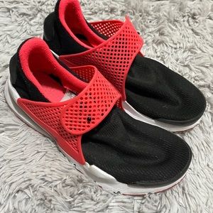 Nike black and pink workout shoes